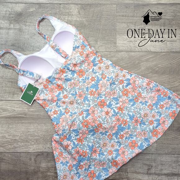 Eomenie Floral Skirted One Piece Swimsuit Size M - Picture 7 of 7